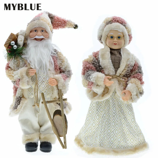 45cm Santa Claus Doll Figurine for Home Decor