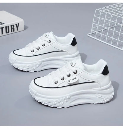 The New Retro Women Shoes Spring Platform Shoes Casual Sneakers