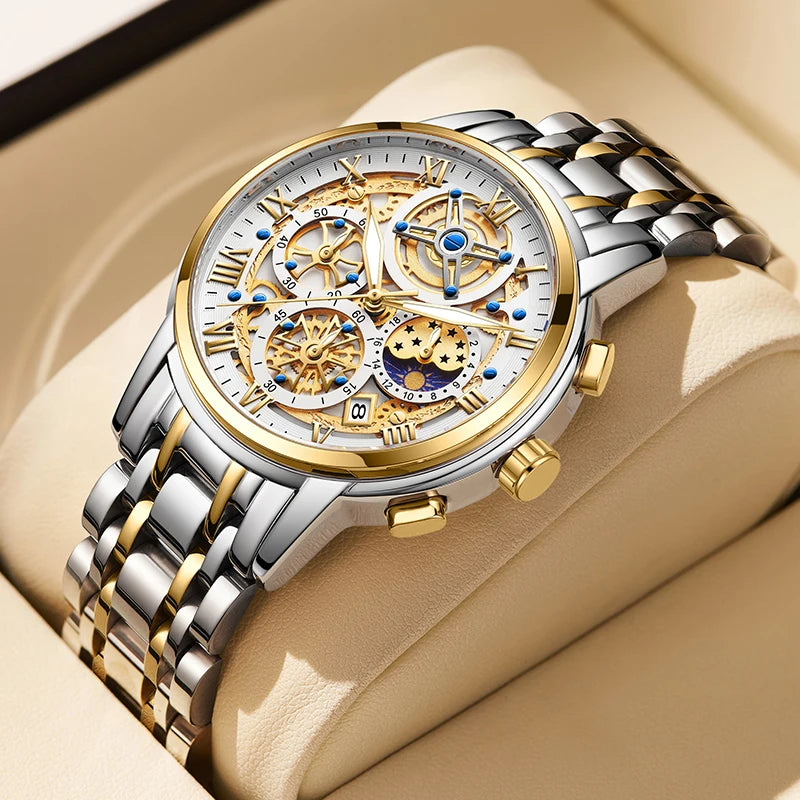 Elevate Your Style with the LIGE Luxury Gold Women’s Watch!