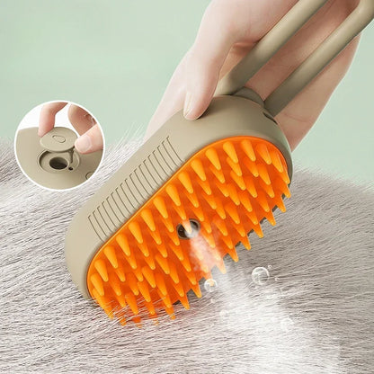 Elevate Your Pet's Grooming Routine with the 3-in-1 Pet Spray Massage Brush!