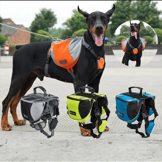 Oxford Fabric Outdoor Dog Backpack: Adventure Awaits!