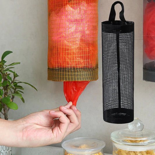 Kitchen Garbage Organizer Plastic Bag Holder