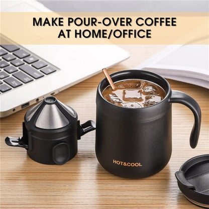 Stainless Steel Portable Coffee Dripper Set