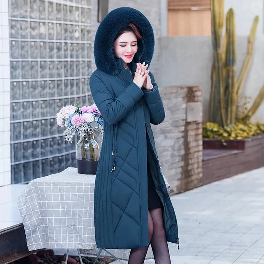 Middle-aged Women's Winter Cotton Coat