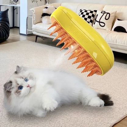 Elevate Your Pet's Grooming Routine with the 3-in-1 Pet Spray Massage Brush!