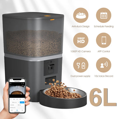 Transform Your Pet Care with the Explosive Models Tuya Smart Automatic Pet Feeder!