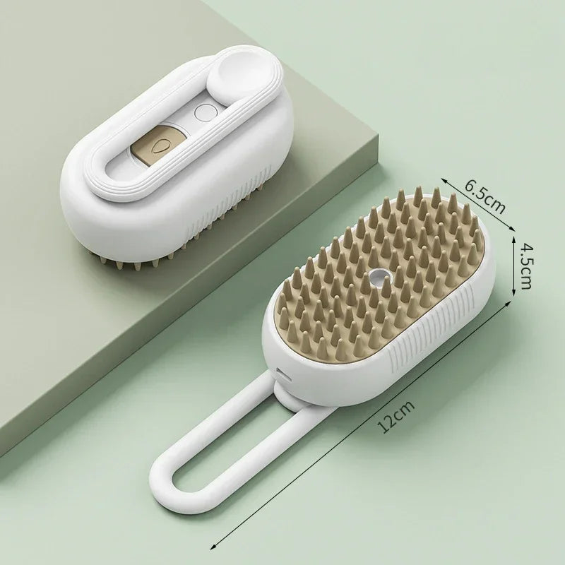 Elevate Your Pet's Grooming Routine with the 3-in-1 Pet Spray Massage Brush!