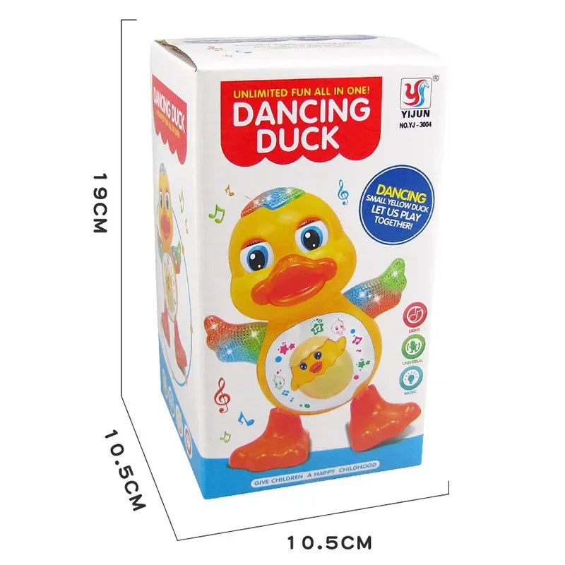 Electric Dancing Duck Toy – Musical Flashing Eyes