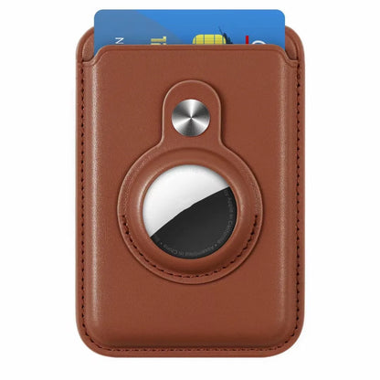 Leather Protective Case Card Wallet for Apple AirTag: