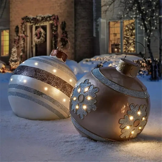 60cm Outdoor Inflatable Christmas Ball Decoration