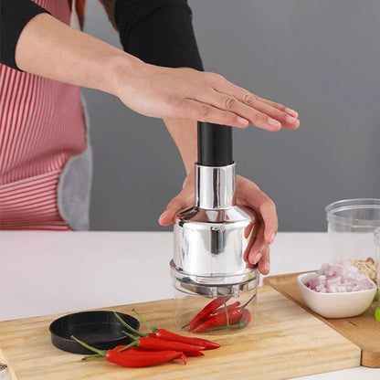 VersaPrep Onion Chopper, Garlic Press, and Meat Grinder