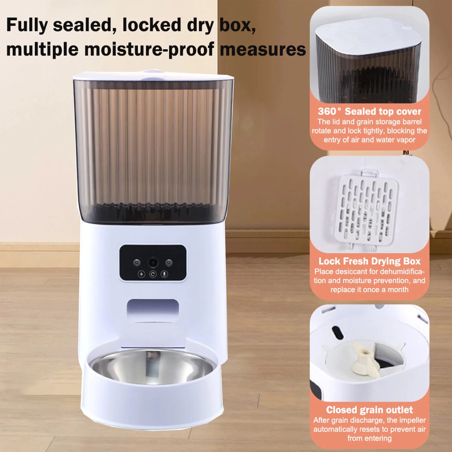 Revolutionize Mealtime with Our WiFi Automatic Feeder for Cats and Dogs!