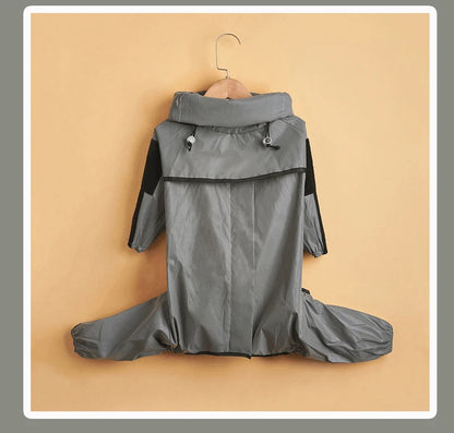 Keep Your Dog Stylish and Protected with Our Outdoor Large Dog Raincoat!