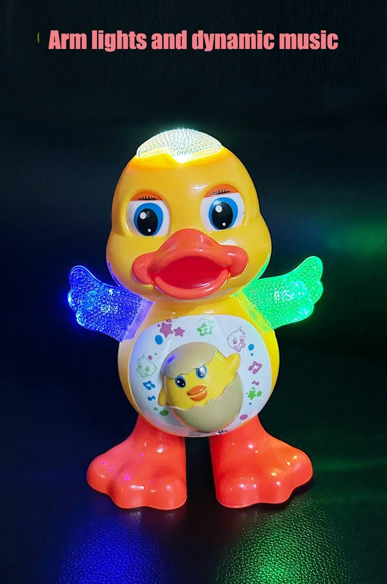 Electric Dancing Duck Toy – Musical Flashing Eyes