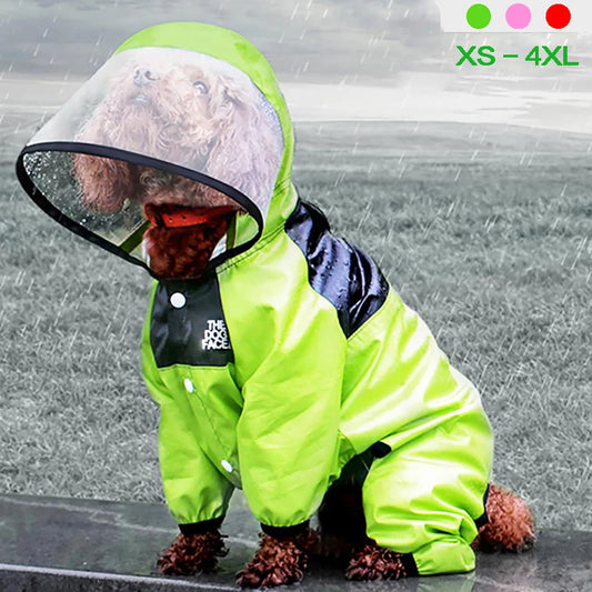 Keep Your Pup Dry and Stylish with Our Pet Dog Raincoat!