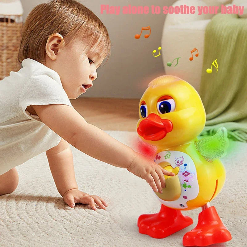 Electric Dancing Duck Toy – Musical Flashing Eyes