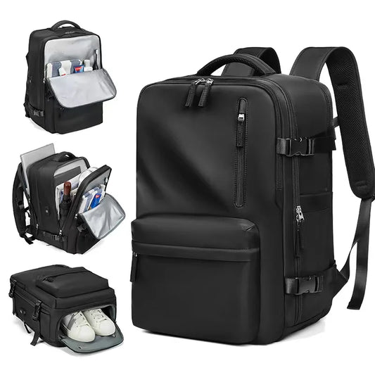 60L Men's Waterproof Laptop Backpack, Airbag