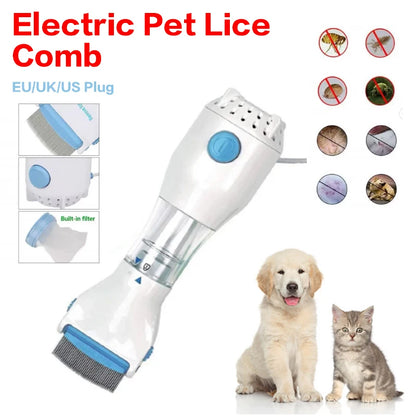 Electric Pet Brush: Say Goodbye to Fleas and Tangles!