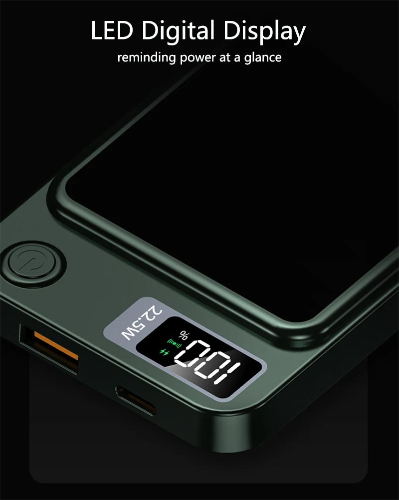 Unleash Endless Power with Our Magnetic Wireless Power Bank!
50000mAh Capacity