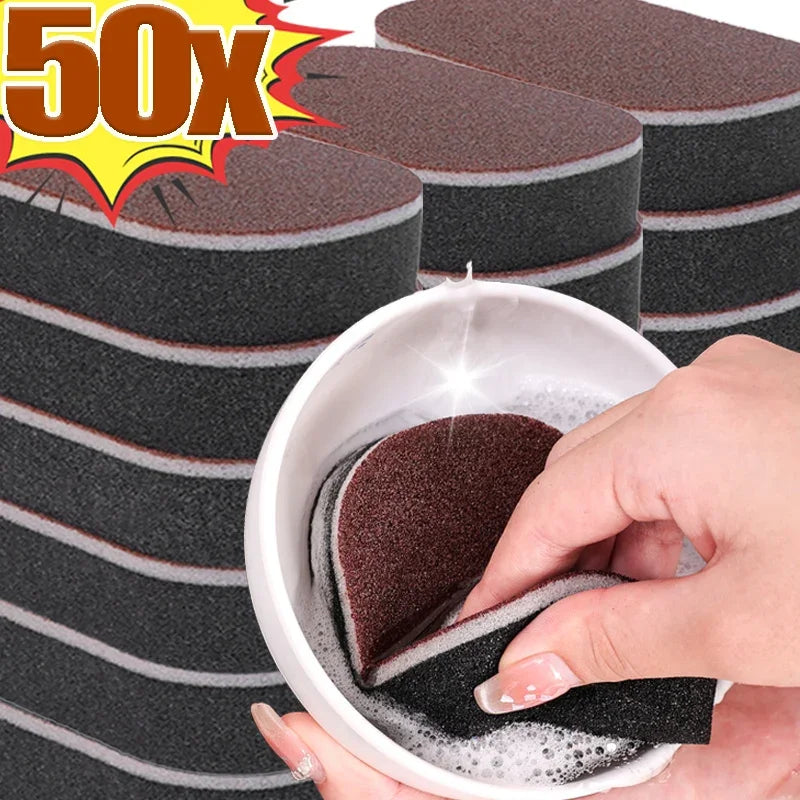 50/1PCS Magic Sponge Nano Scouring Pads Rust Remover Brush