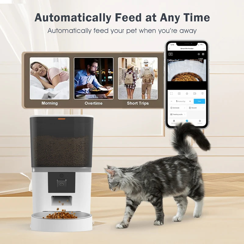 Transform Your Pet Care with the Explosive Models Tuya Smart Automatic Pet Feeder!