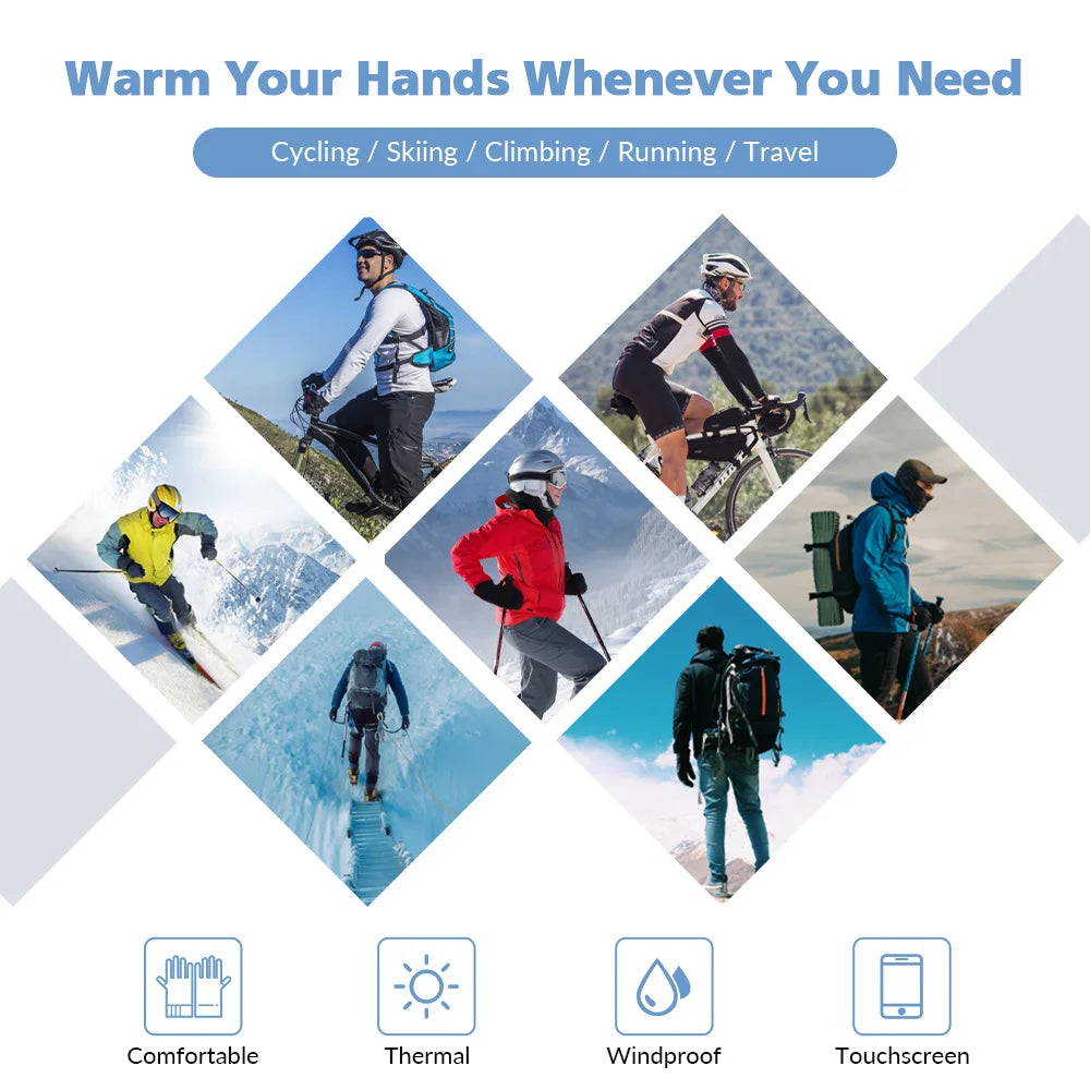 Stay Warm and Stylish This Winter with Our Thermal Touch Screen Gloves!