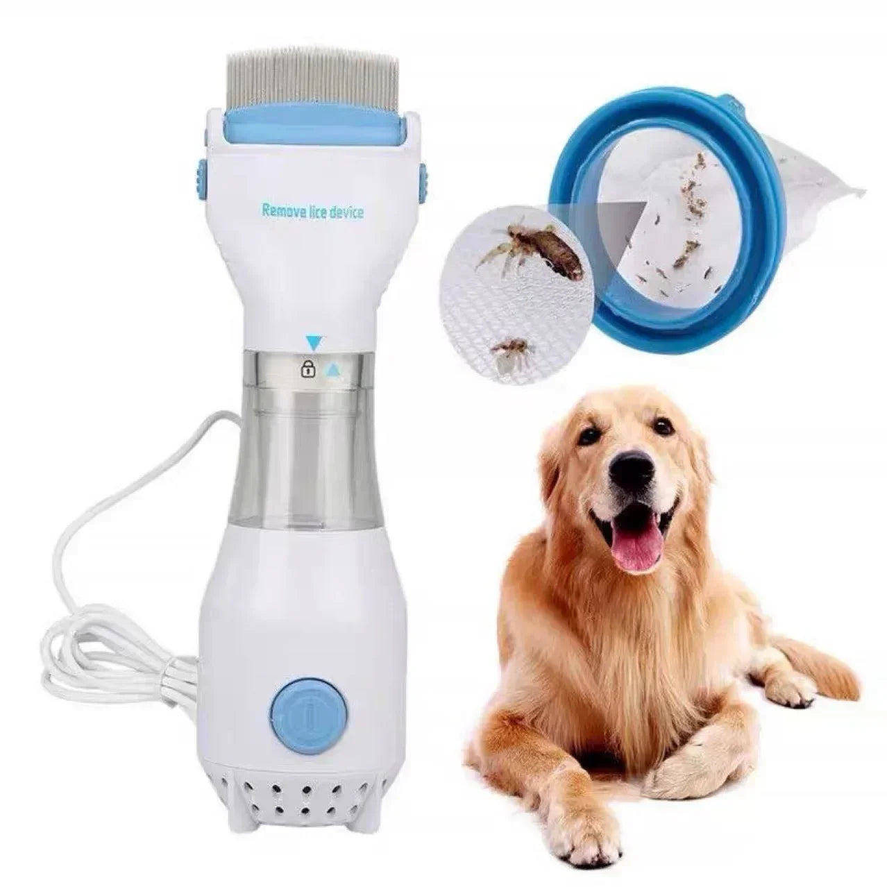 Electric Pet Brush: Say Goodbye to Fleas and Tangles!