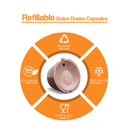 icafilas Reusable Dolce Gusto Capsule Silicone Cover