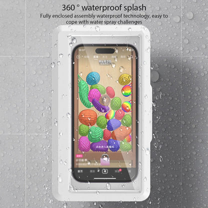 Bathroom Waterproof Phone Case Home Wall Holder Stand Box Self-adhesive