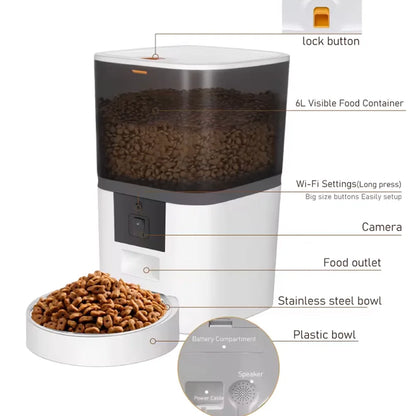 Transform Your Pet Care with the Explosive Models Tuya Smart Automatic Pet Feeder!