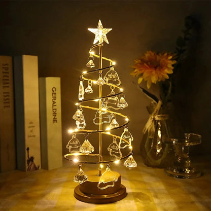 Adornos para árbol de Navidad con dijes de nombres de familia personalizados