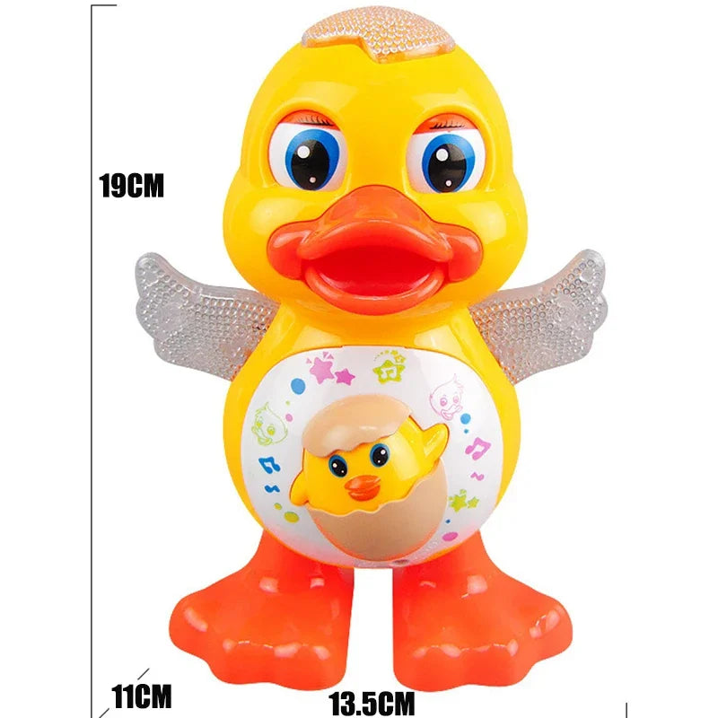 Electric Dancing Duck Toy – Musical Flashing Eyes