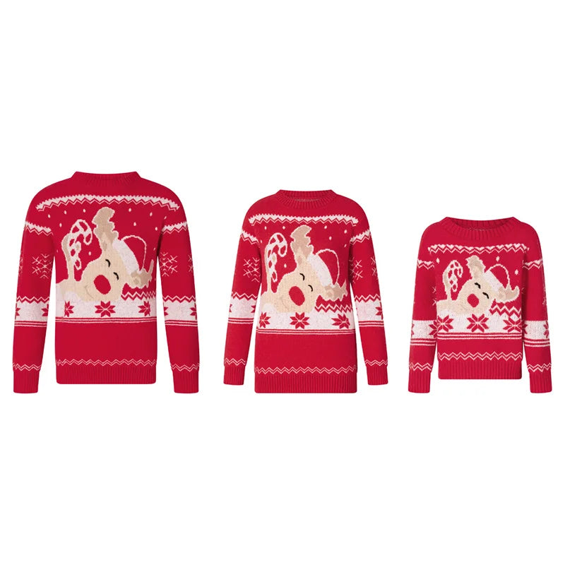 Matching Christmas Sweater Family Adult Kids