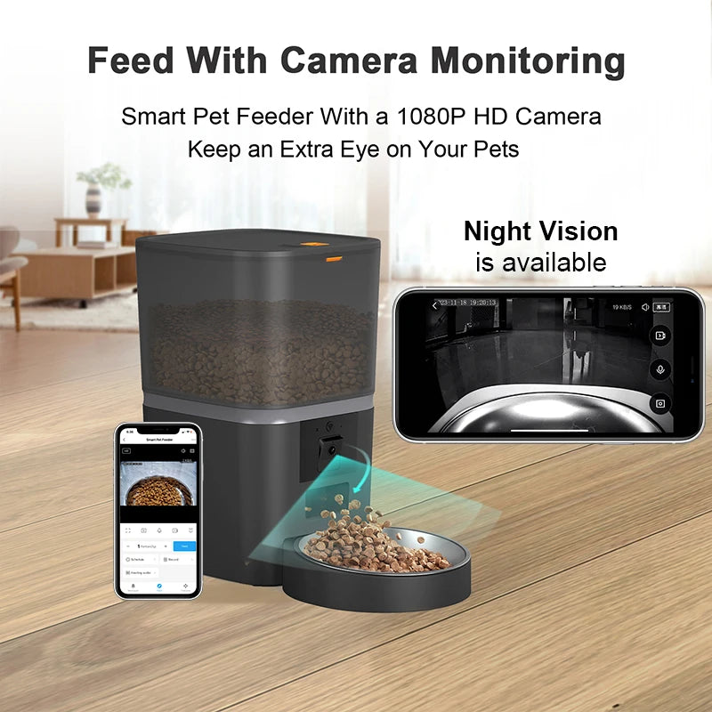 Transform Your Pet Care with the Explosive Models Tuya Smart Automatic Pet Feeder!