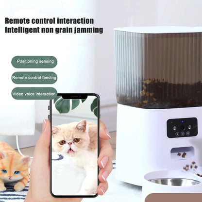 Revolutionize Mealtime with Our WiFi Automatic Feeder for Cats and Dogs!