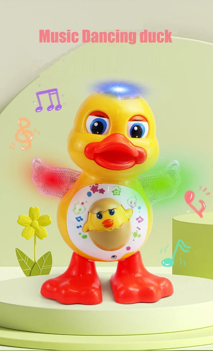 Electric Dancing Duck Toy – Musical Flashing Eyes