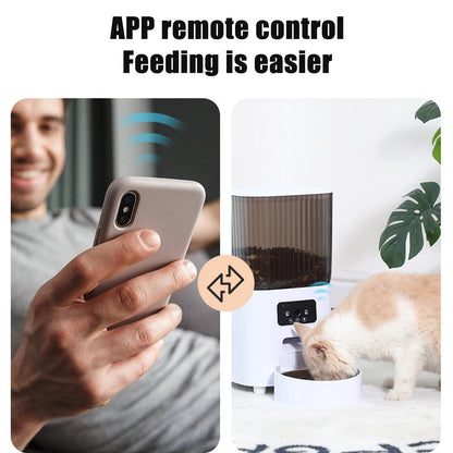 Revolutionize Mealtime with Our WiFi Automatic Feeder for Cats and Dogs!