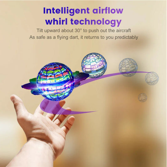 Flying Ball Levitation Magic Belt LED Light Drone Hover Children's Toys Family Gift