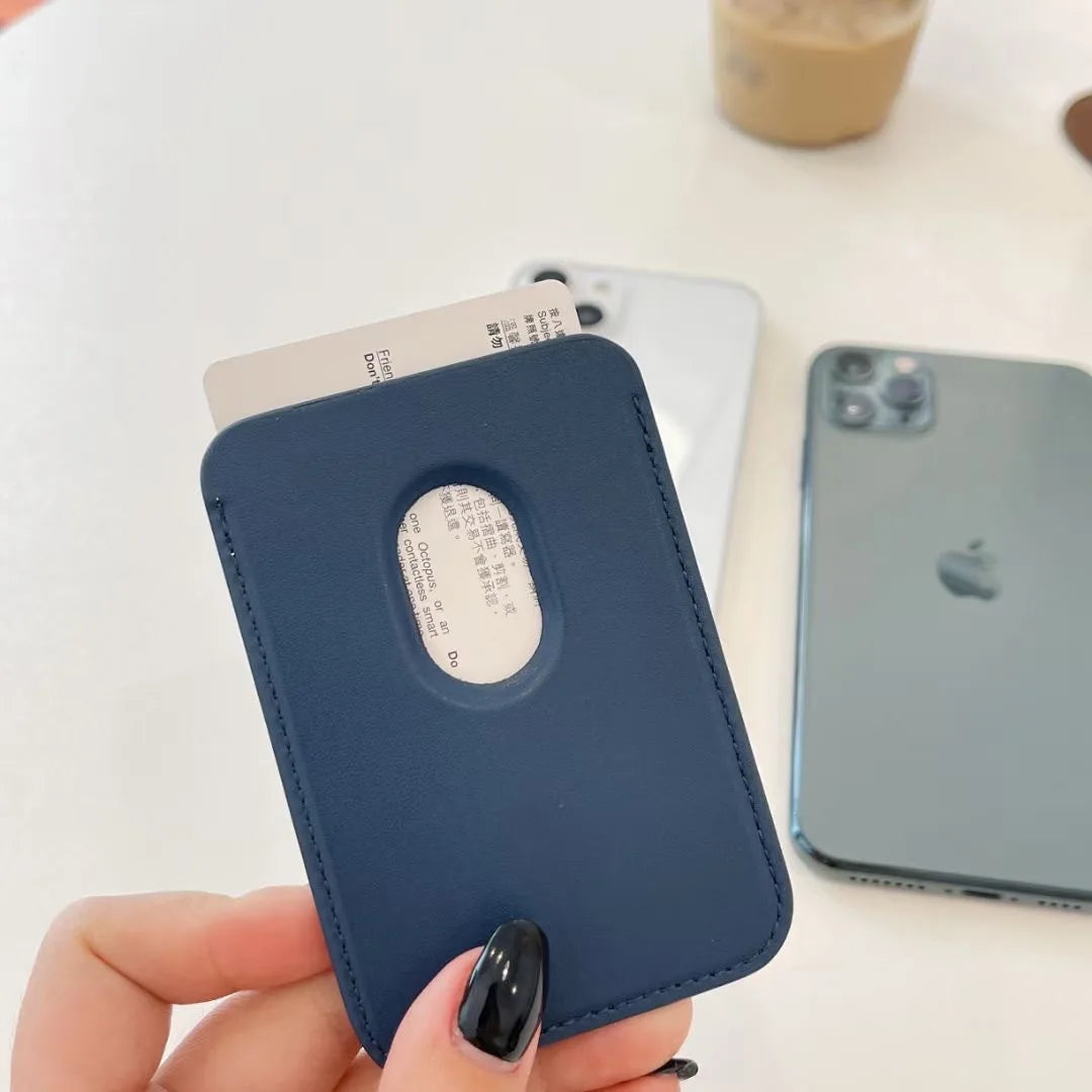 Leather Protective Case Card Wallet for Apple AirTag: