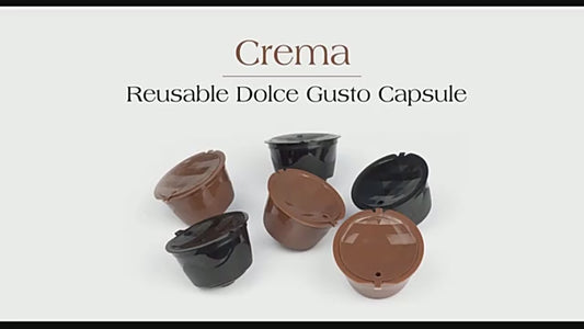 LMETJMA 9 Color Refillable Reusable Dolce Gusto Coffee Capsules